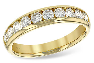 A129-42159: LDS WED RG .75 TW (10 STONES)