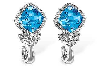 A223-97613: EARR 2.12 BLUE TOPAZ 2.14 TGW