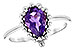 A225-76704: LDS RING 1.06 CT AMETHYST