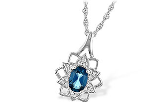 A225-79377: NECK .47 BLUE TOPAZ .56 TGW