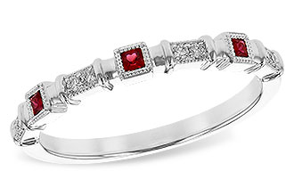 A226-71222: LDS WED RG .09 RUBY .14 TGW