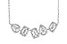 A309-40295: NECK .15 TW BAGUETTES .55 TW (18")