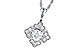 A309-40340: NECKLACE .15 BR .25 TW