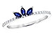 A309-41240: LDS WED RG .28 TW SAPP .36 TGW