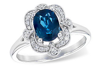 A309-43031: LDS RG 1.35 LONDON BLUE TOPAZ 1.50 TGW