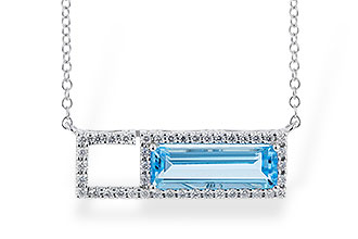 A310-29395: NECK 1.44 BLUE TOPAZ 1.60 TGW