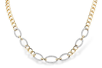 A310-29404: NECKLACE 1.12 TW (17")(INCLUDES BAR LINKS)