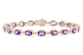 A310-29431: BRACELET 6.86 TW AMETHYST 6.90 TGW