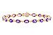 A310-29431: BRACELET 6.86 TW AMETHYST 6.90 TGW