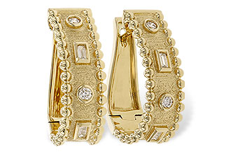 A310-33959: EARRINGS .09 BAG .18 TW