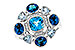 A311-21195: LDS RG 3.19 TW BLUE TOPAZ 3.25 TGW