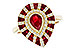 A311-22168: LDS RG 2.05 TW RUBY 2.29 TGW (7x5MM PS)