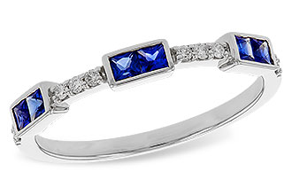 A311-22177: LDS WED RG .36 SAPPHIRE .43 TGW