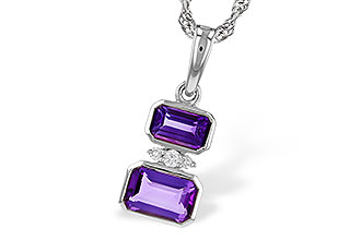A311-26668: NECK .72 TW AMETHYST .75 TGW