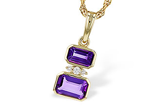 A311-26668: NECK .72 TW AMETHYST .75 TGW