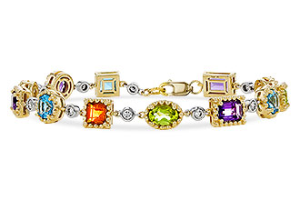 A311-26677: BRACELET 4.63 SEMI-PREC (AMY,BT,CIT,PER) 5.05 TGW