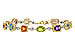 A311-26677: BRACELET 4.63 SEMI-PREC (AMY,BT,CIT,PER) 5.05 TGW