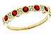 A311-26695: LDS WED RG .33 TW RUBY .45 TGW