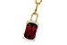 A312-09395: NECK 4.30 GARNET 4.45 TGW (12x8MM GAR)