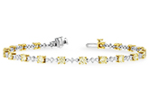 B224-87631: BRACELET 2.80 YELLOW DIA 4.01 TW