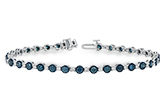 B224-90277: BRACELET 2.35 BLUE DIA 3.17 TW