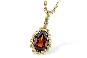B225-76713: NECKLACE 1.38 CT GARNET