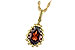 B225-76713: NECKLACE 1.38 CT GARNET