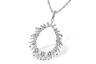 B226-68468: NECK .24 TW BAGUETTE DIAS