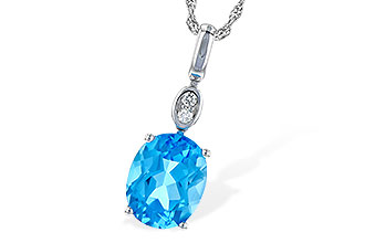 B226-71268: NECK 2.84 BLUE TOPAZ 2.87 TGW (10x8MM BT)
