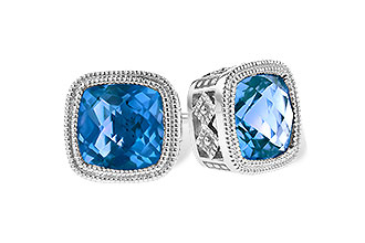 B309-37549: EARR 2.20 TW BLUE TOPAZ