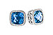 B309-37549: EARR 2.20 TW BLUE TOPAZ
