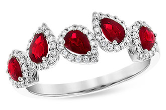 B309-38513: LDS RG .90 TW RUBY 1.14 TGW