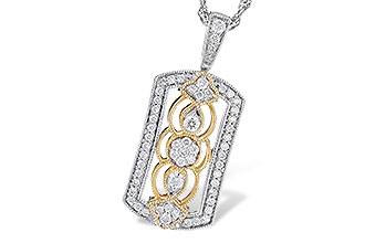 B309-42168: NECKLACE .33 TW