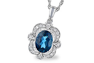 B309-43031: NECK 1.35 LONDON BLUE TOPAZ 1.50 TGW