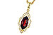 B309-43922: NECK 1.25 GARNET 1.36 TGW