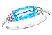 B310-27549: LDS RG 1.44 BLUE TOPAZ 1.52 TGW