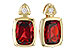 B310-31249: EARR 1.90 TW GARNET 1.94 TGW (7x5MM GAR)