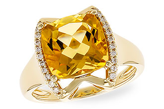 B310-32177: LDS RG 3.74 CITRINE 3.85 TGW (10MM CIT)