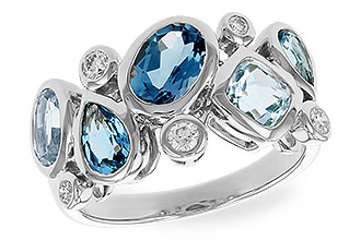 B310-33004: LDS RG 2.57 BLUE TOPAZ TW 2.75 TGW