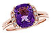 B310-33949: LDS RG 2.33 AMETHYST 2.42 TGW (10x8MM AMY)