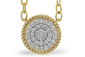 B310-35768: NECKLACE .32 TW (18")