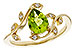 B311-20340: LDS RG 1.16 PERIDOT 1.22 TGW (8x6MM PER)