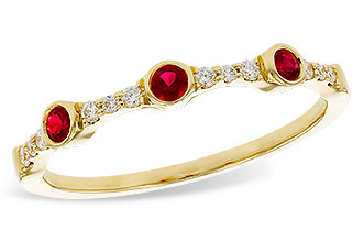B311-21231: LDS WED RG .15 RUBY .24 TGW