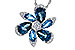 B311-22122: NECKLACE 3.03 BLUE TOPAZ 3.22 TGW
