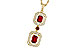B311-22177: NECK 1.22 TW RUBY 1.43 TGW