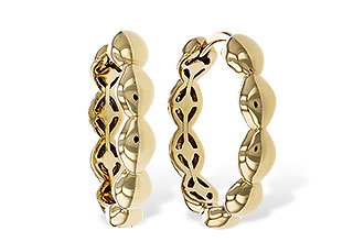 B311-23995: GOLD EARRINGS (18MM)