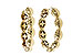B311-23995: GOLD EARRINGS (18MM)