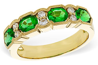 B311-25795: LDS WED RG 1.20 EMERALD 1.38 TGW (5x4MM EMER)