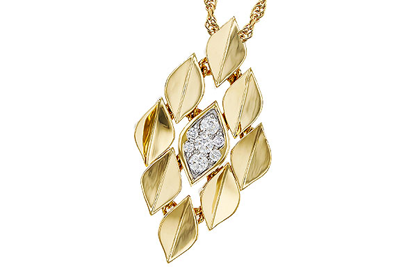 B312-09422: NECKLACE .15 TW