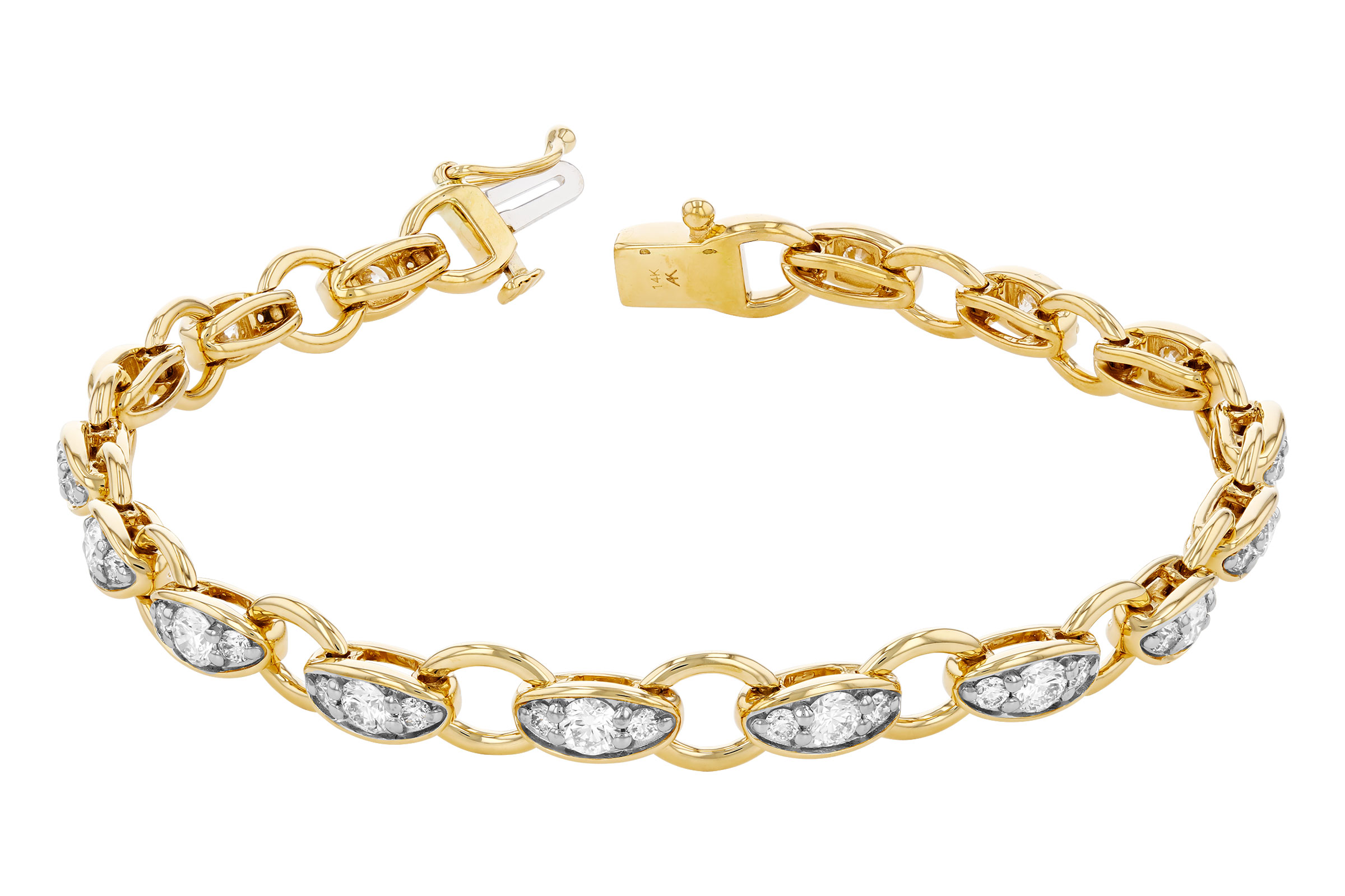 B312-10349: BRACELET 2.20 TW (7")